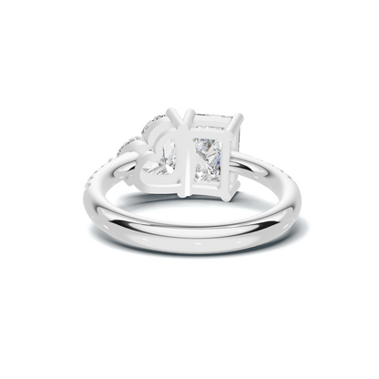 Heart And Step Ring