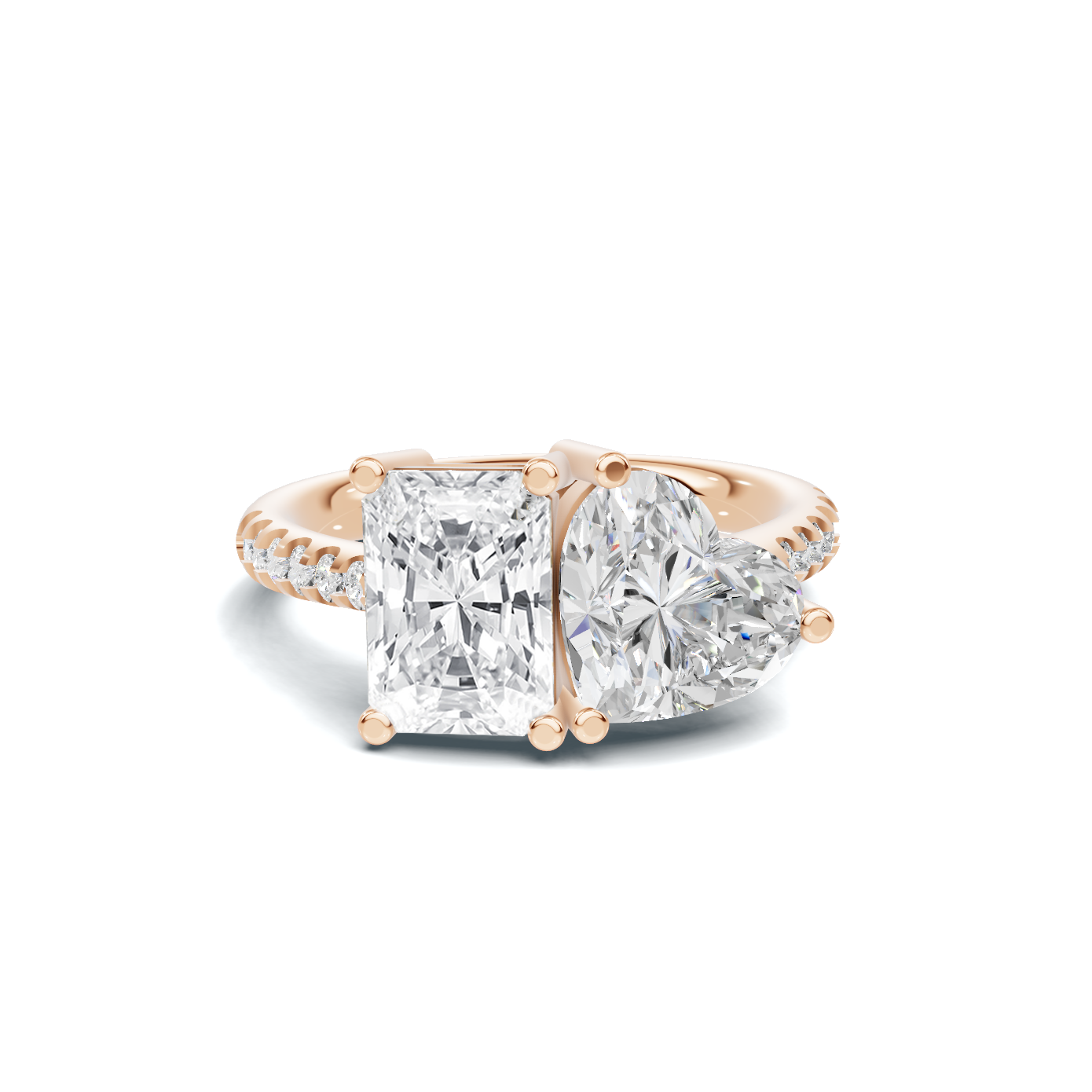 Heart And Step Ring