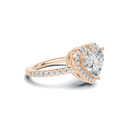 Heart Halo Ring