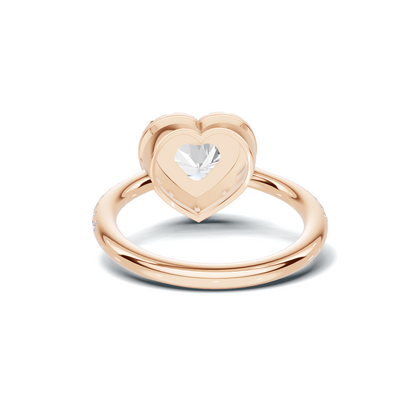 Heart Halo Ring
