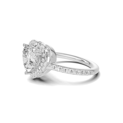 Heart Halo Ring