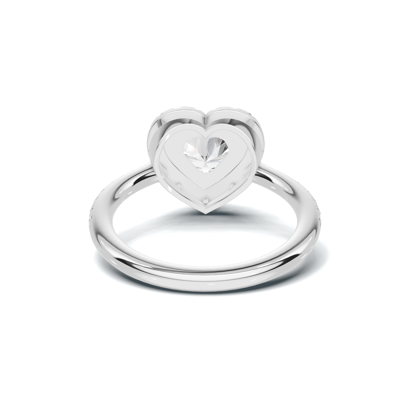 Heart Halo Ring