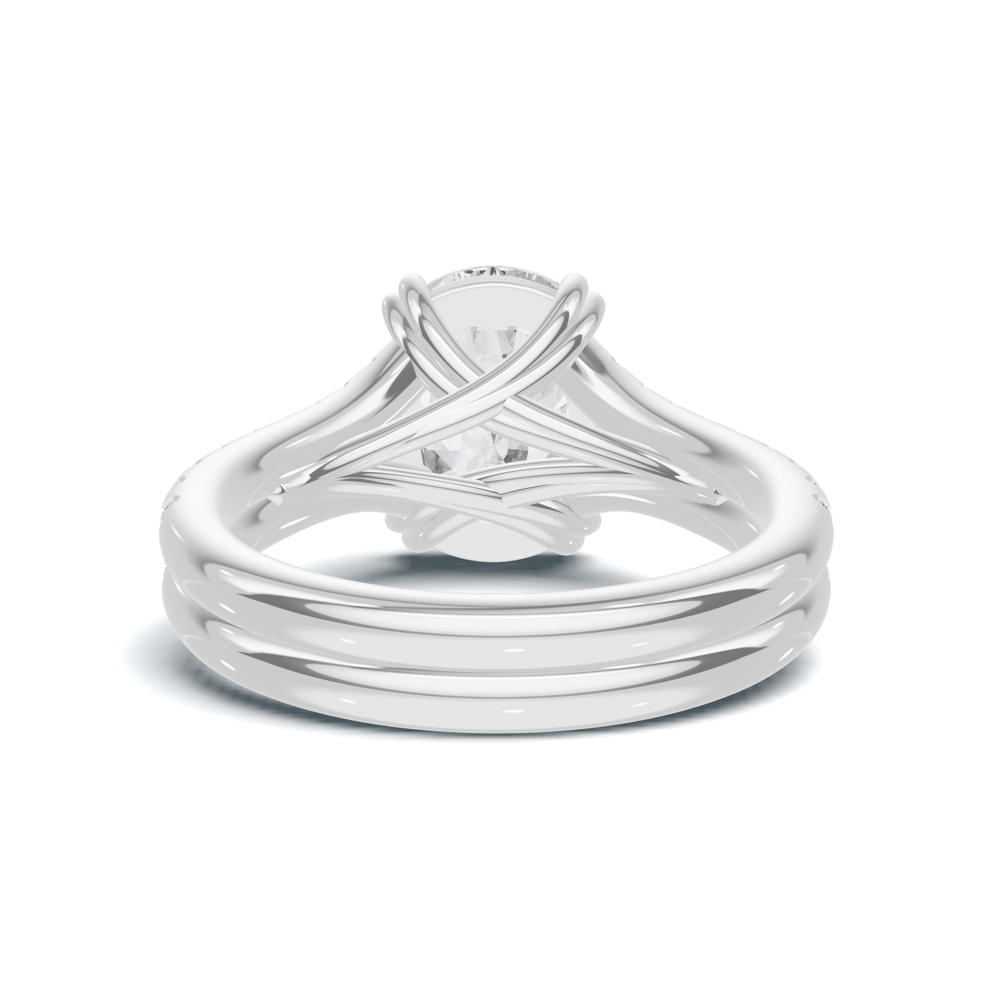 Heart Prong Pave Ring