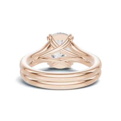Heart Prong Pave Ring