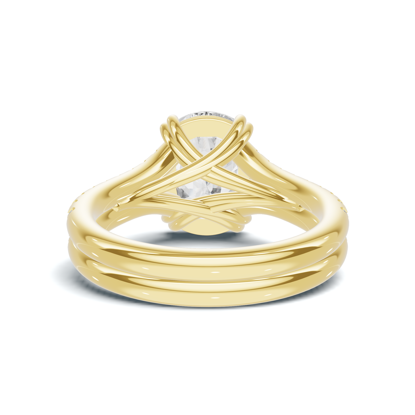 Heart Prong Pave Ring