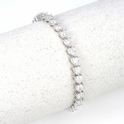 Heart Tennis Bracelet 1