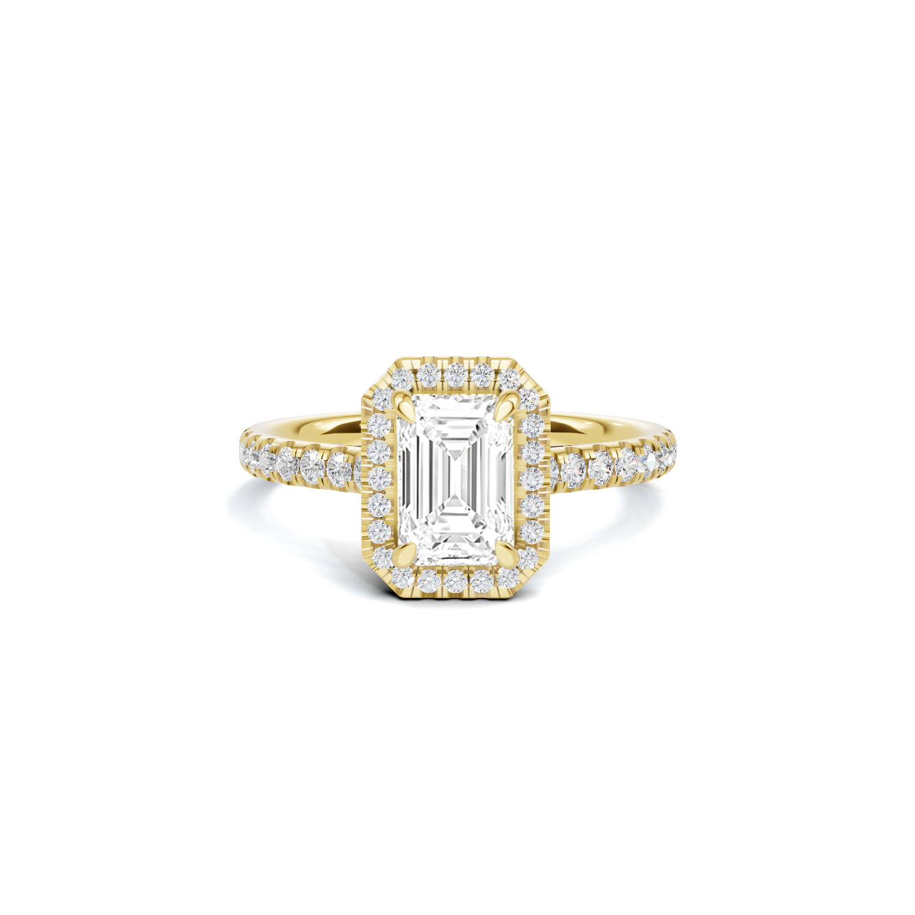 Infinity Halo Accent Ring
