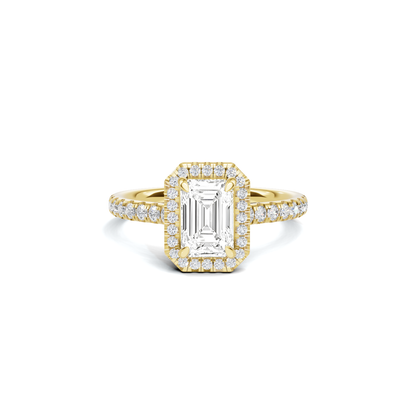 Infinity Halo Accent Ring