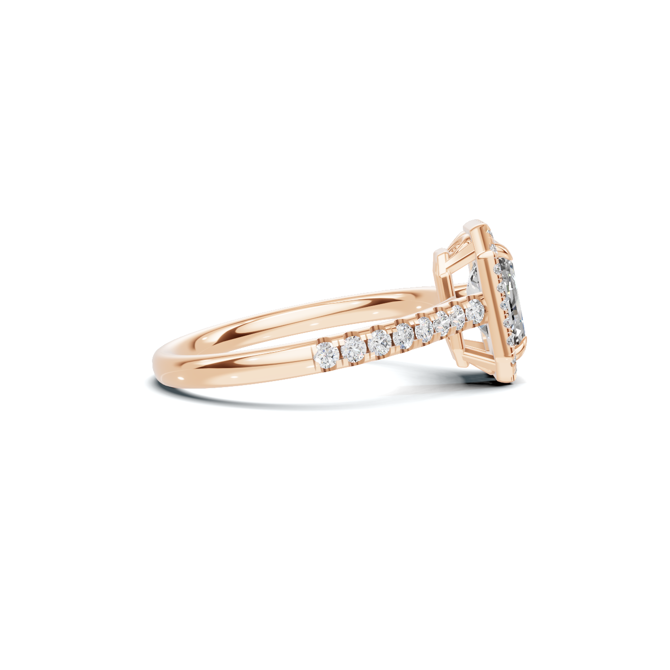Infinity Halo Accent Ring