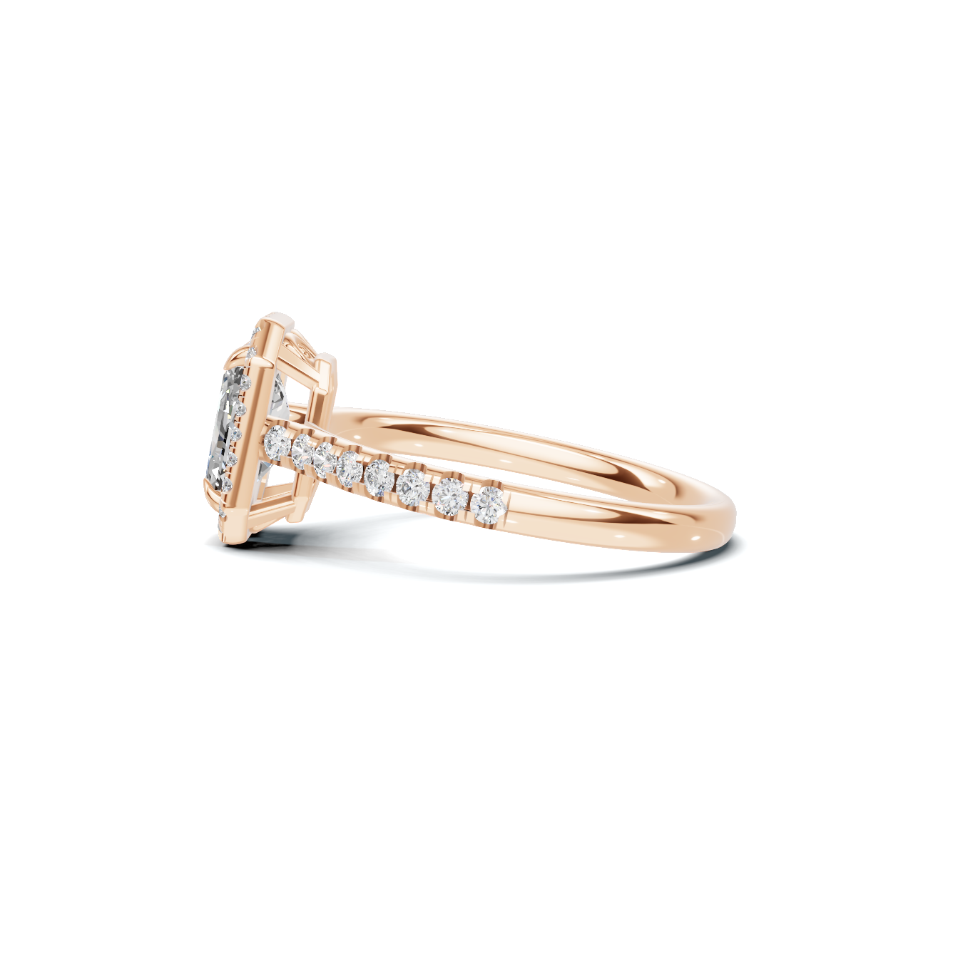 Infinity Halo Accent Ring