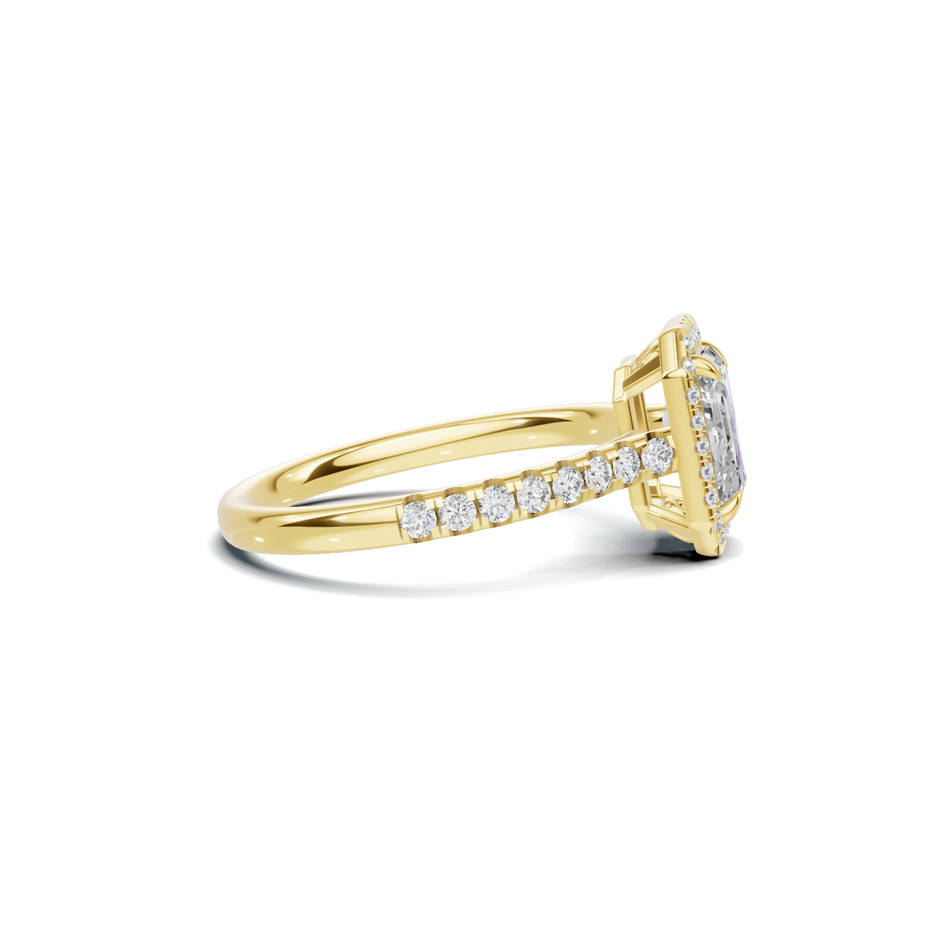 Infinity Halo Accent Ring