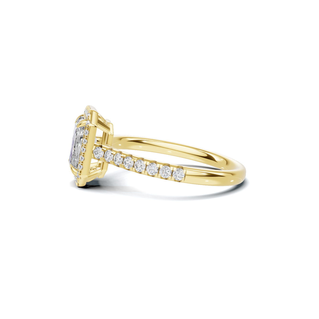 Infinity Halo Accent Ring