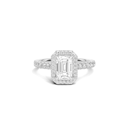 Infinity Halo Accent Ring