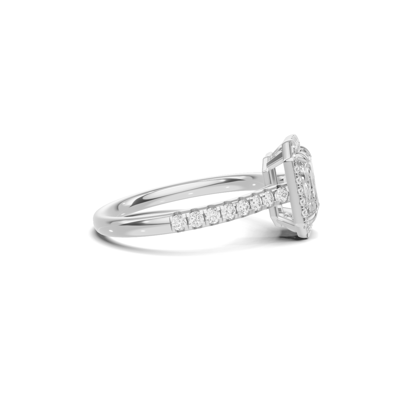 Infinity Halo Accent Ring