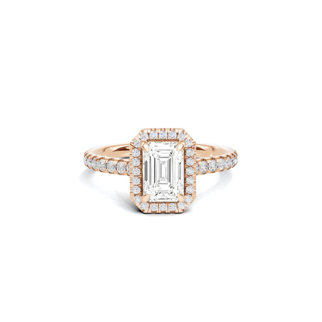 Infinity Halo Accent Ring