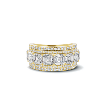 Lustrous Wide Band Ring