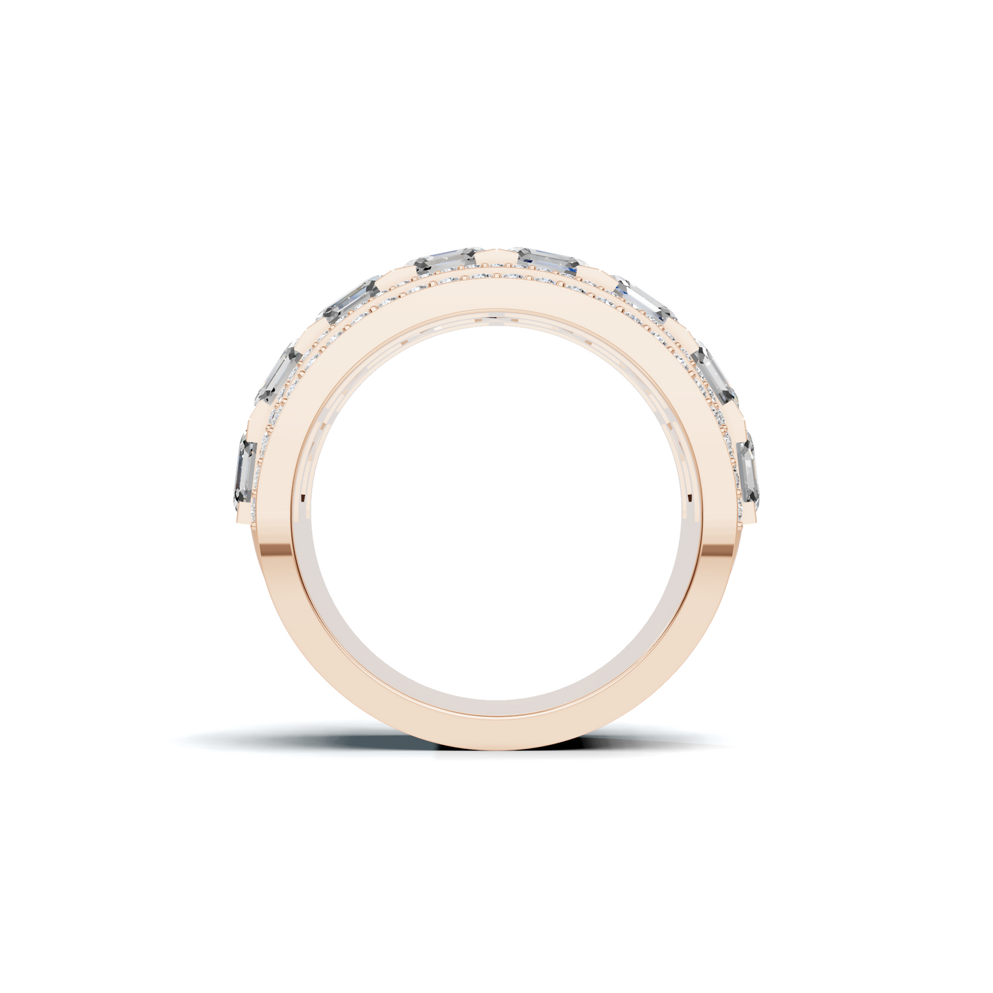 Lustrous Wide Band Ring