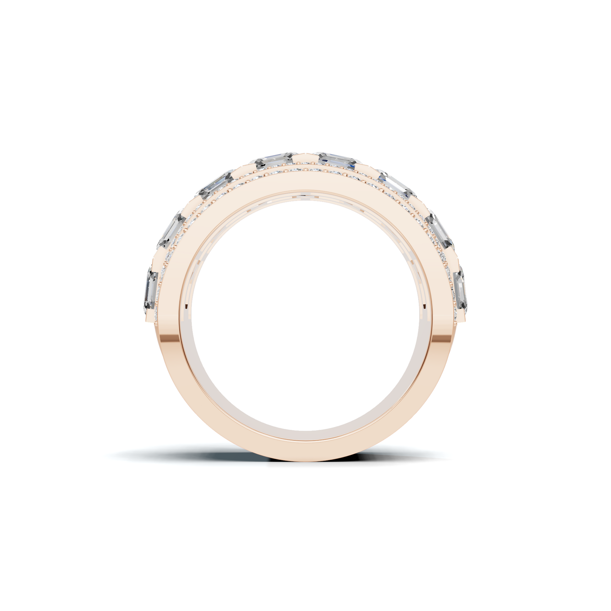 Lustrous Wide Band Ring