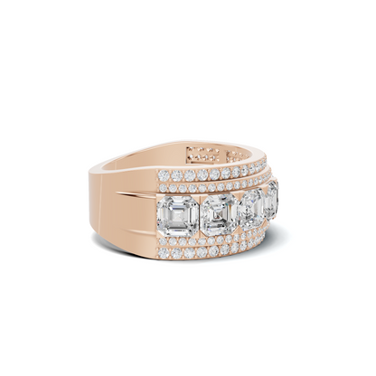 Lustrous Wide Band Ring