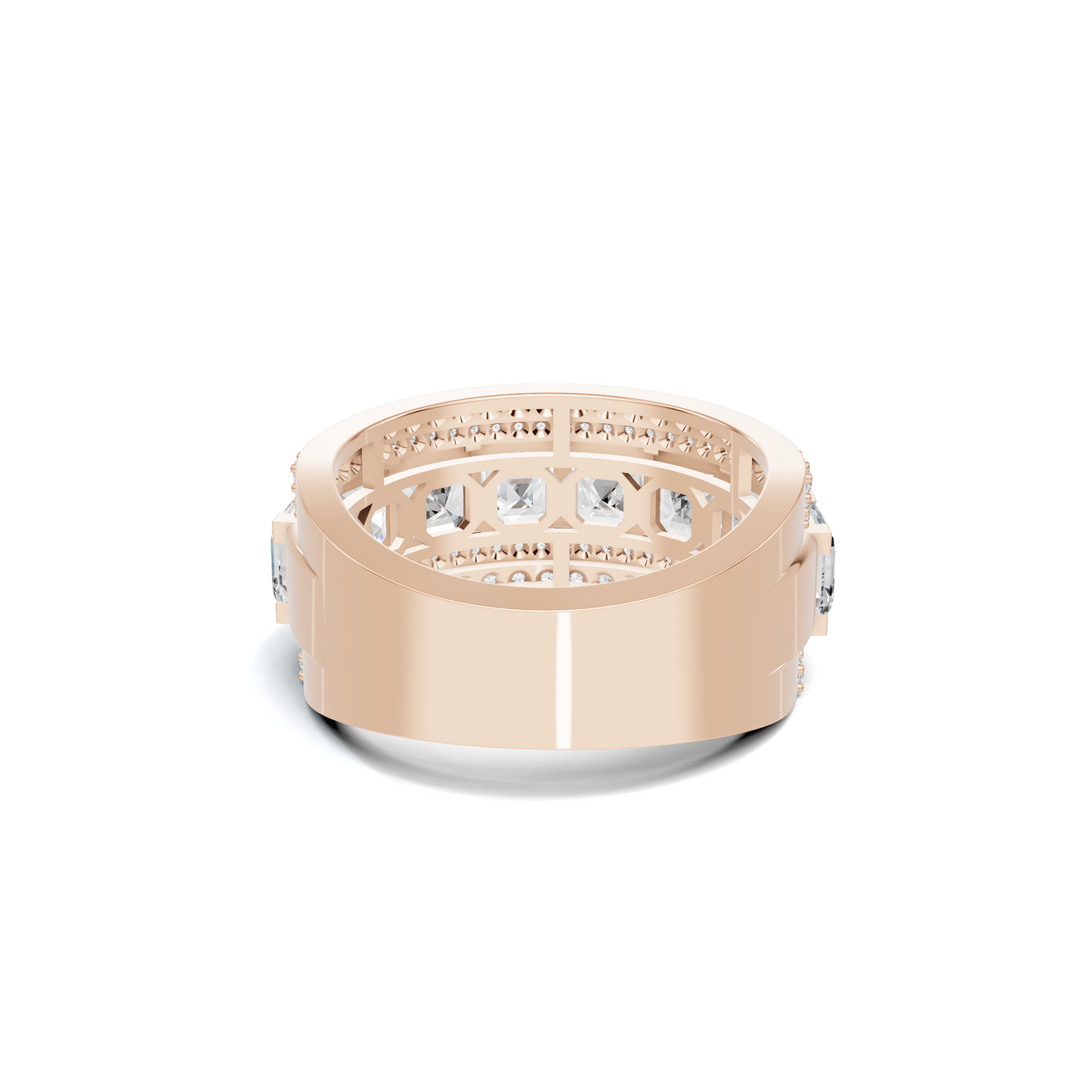 Lustrous Wide Band Ring