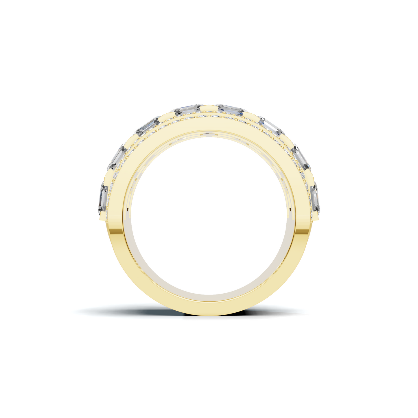 Lustrous Wide Band Ring