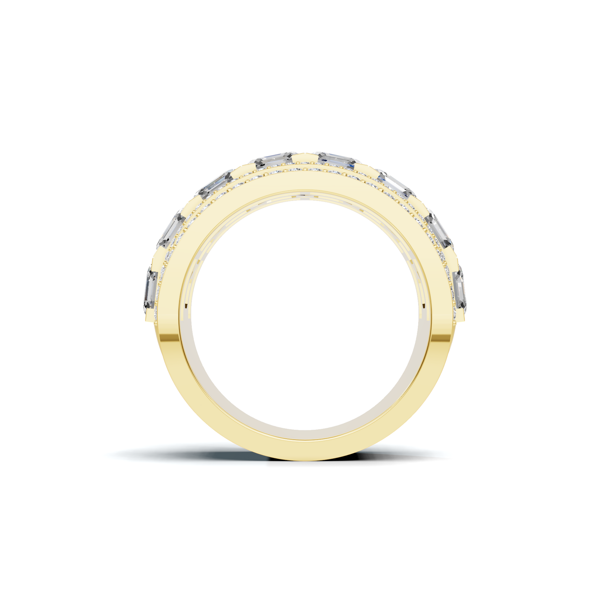 Lustrous Wide Band Ring