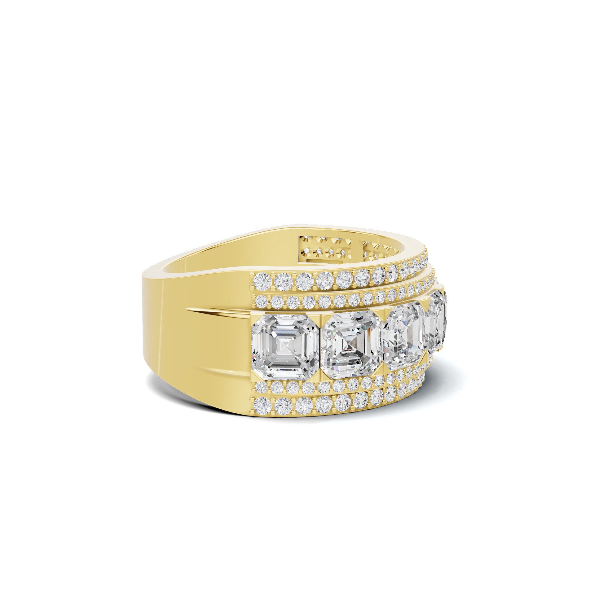 Lustrous Wide Band Ring
