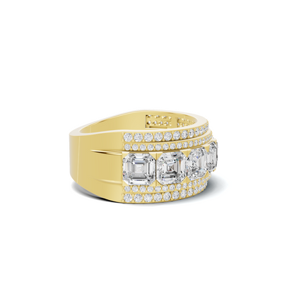 Lustrous Wide Band Ring