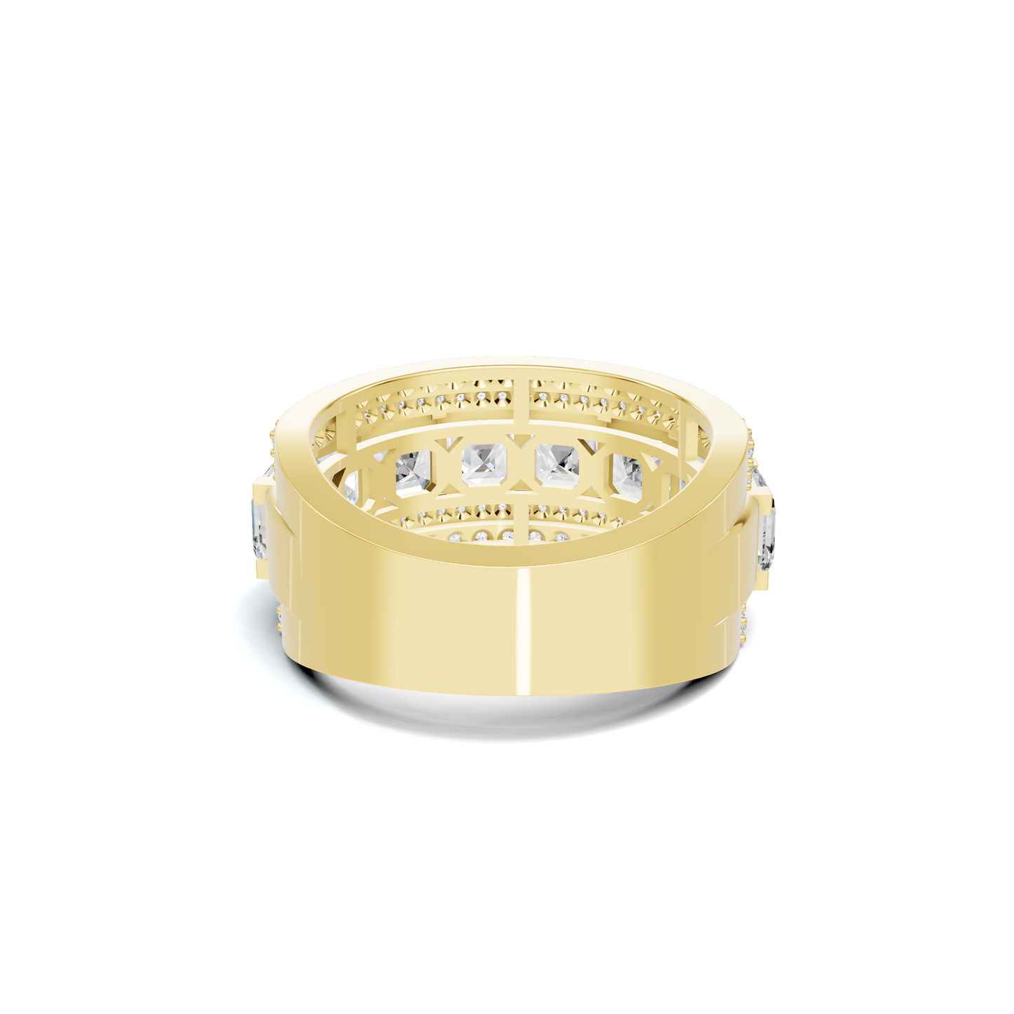 Lustrous Wide Band Ring