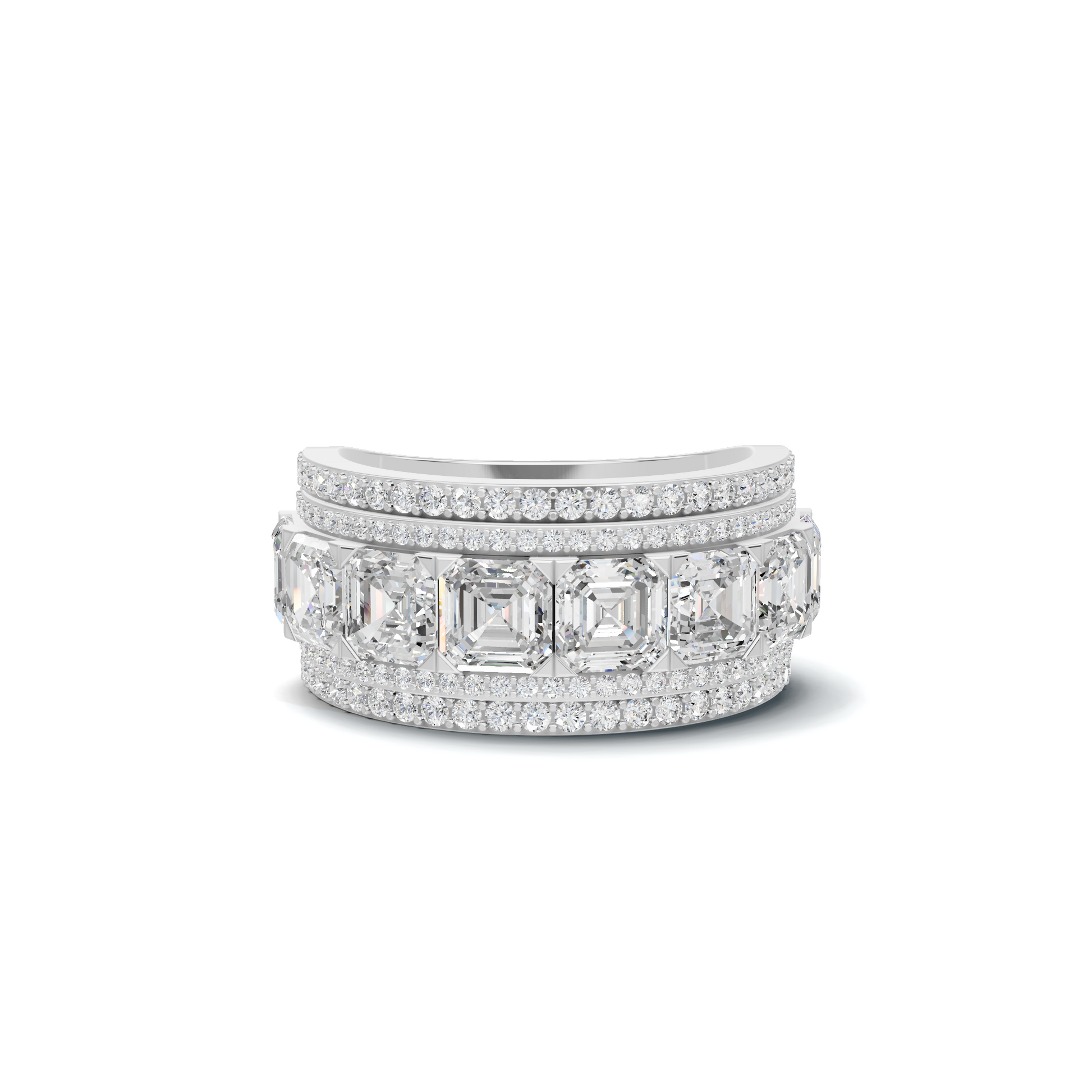 Lustrous Wide Band Ring
