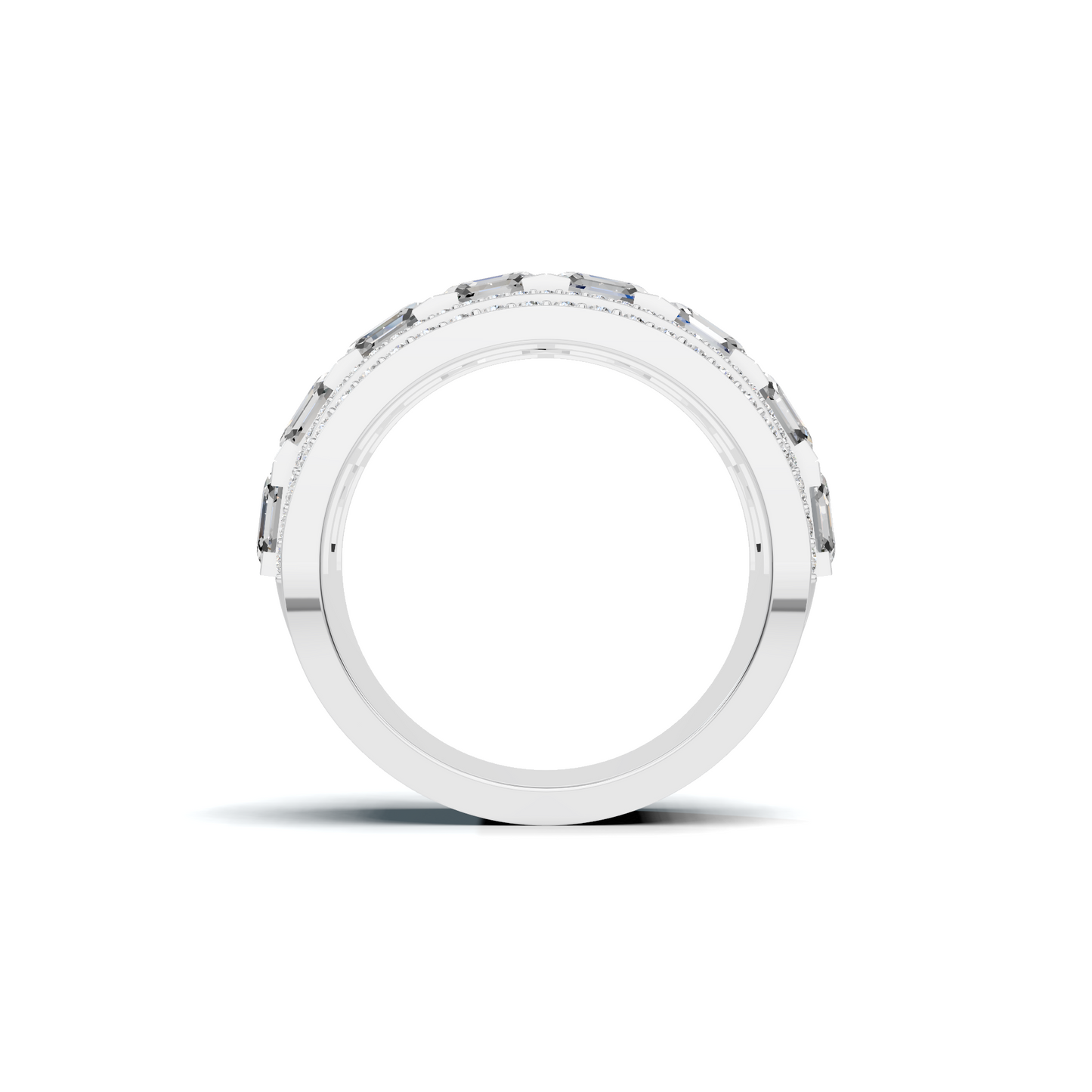 Lustrous Wide Band Ring