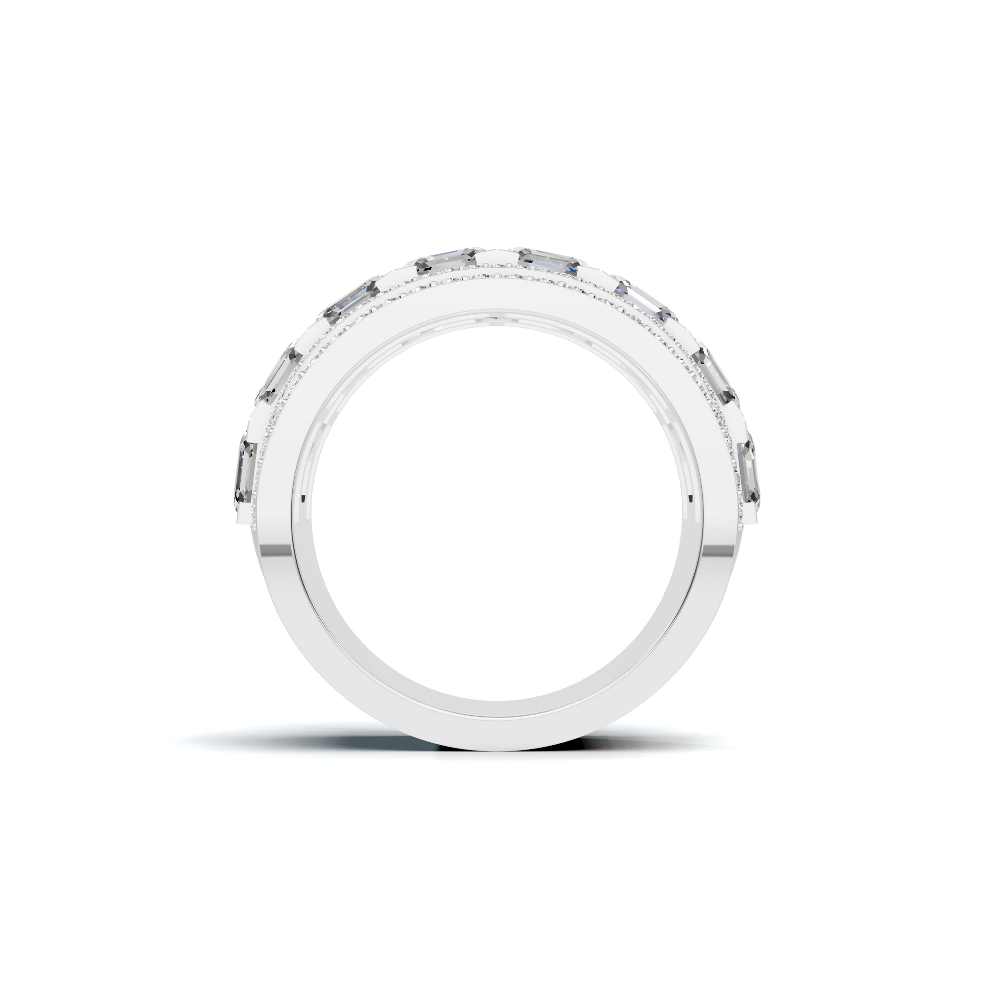 Lustrous Wide Band Ring