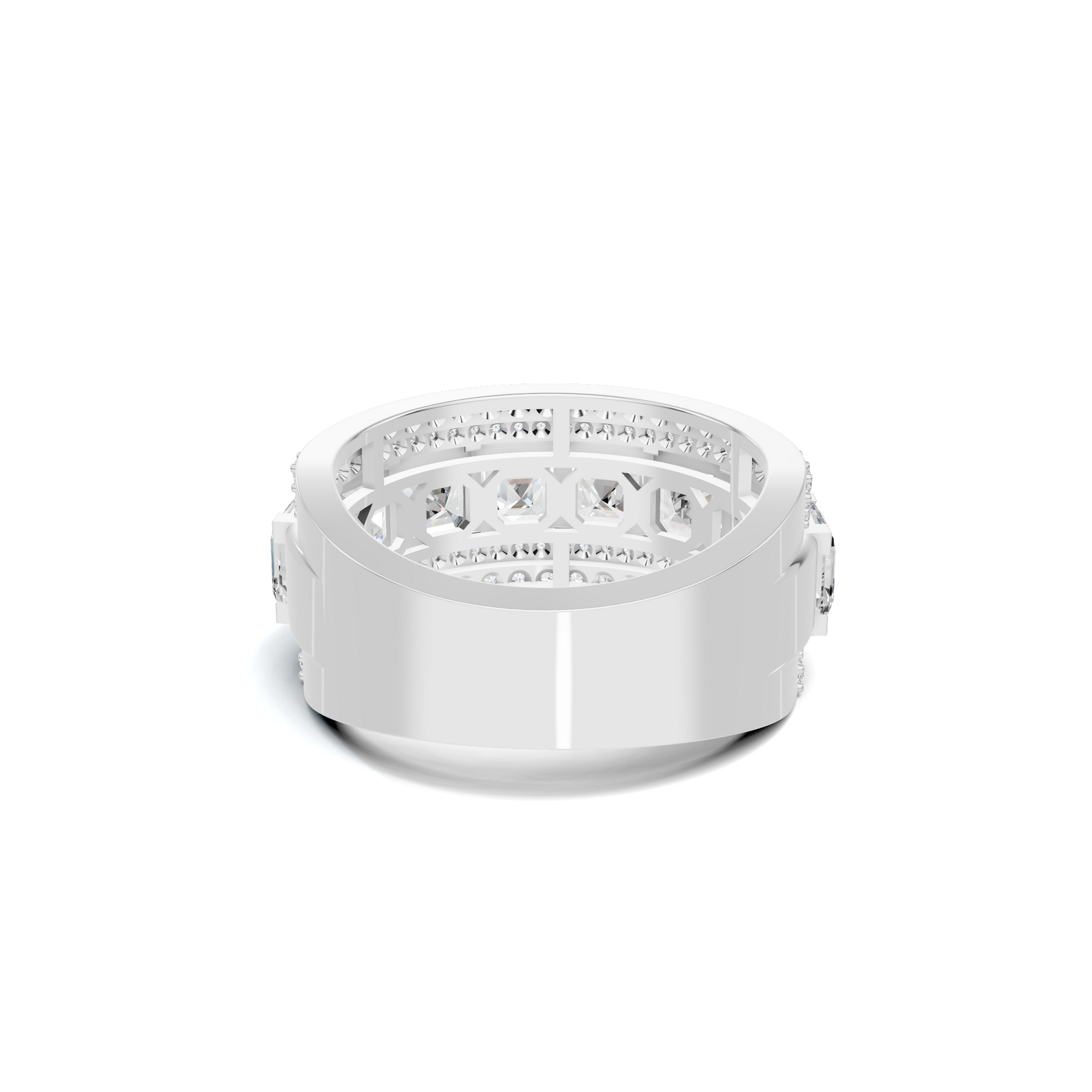 Lustrous Wide Band Ring