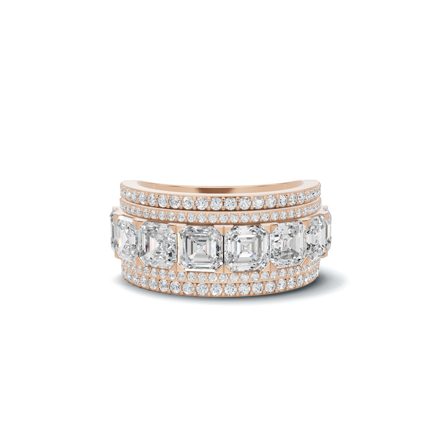 Lustrous Wide Band Ring