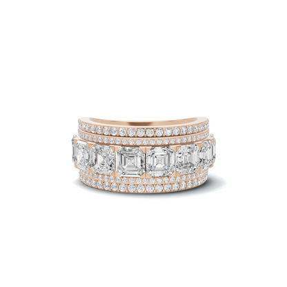 Lustrous Wide Band Ring