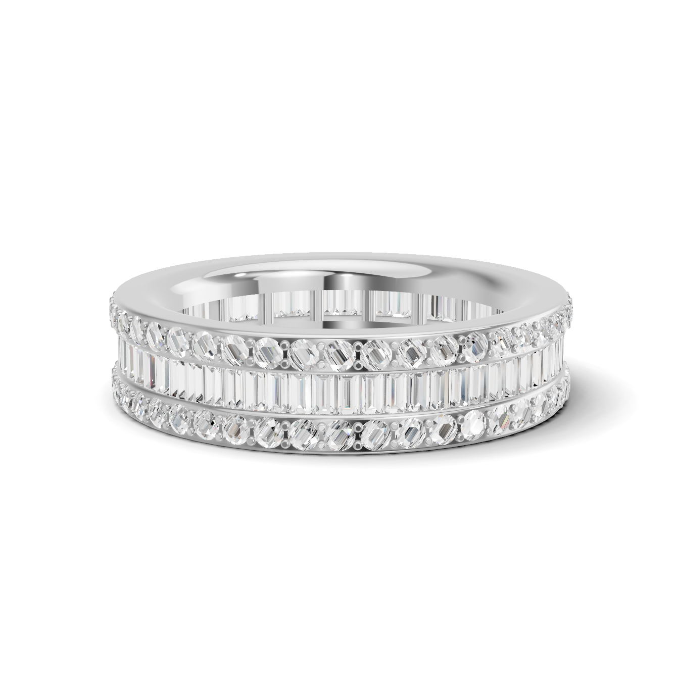 Luxe Baguette Eternity Ring