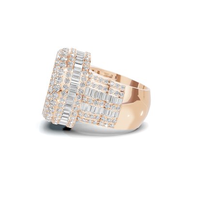 Luxe Baguette Statement Ring