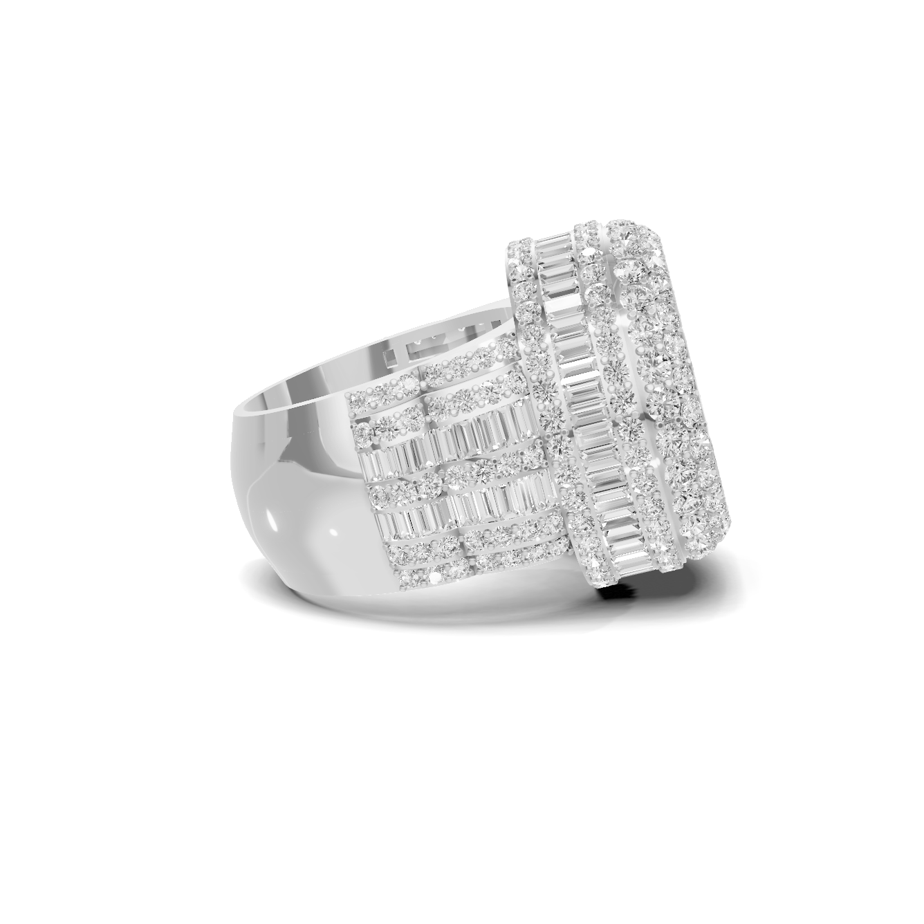 Luxe Baguette Statement Ring