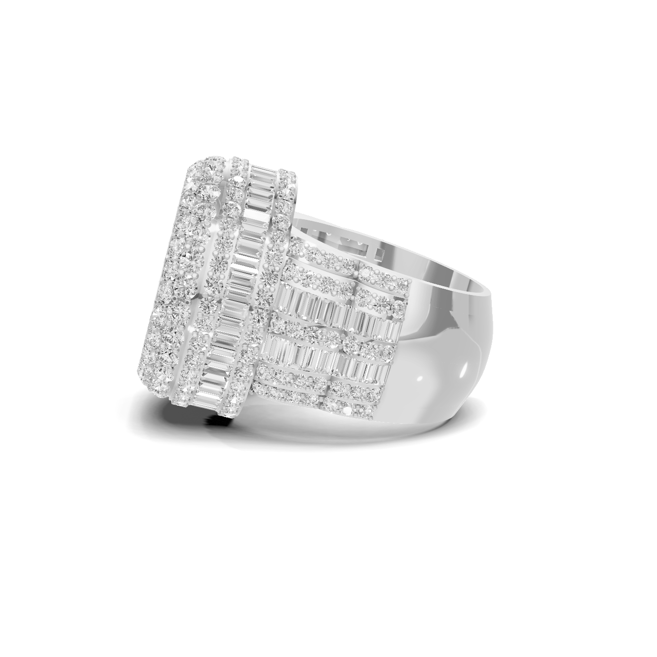Luxe Baguette Statement Ring