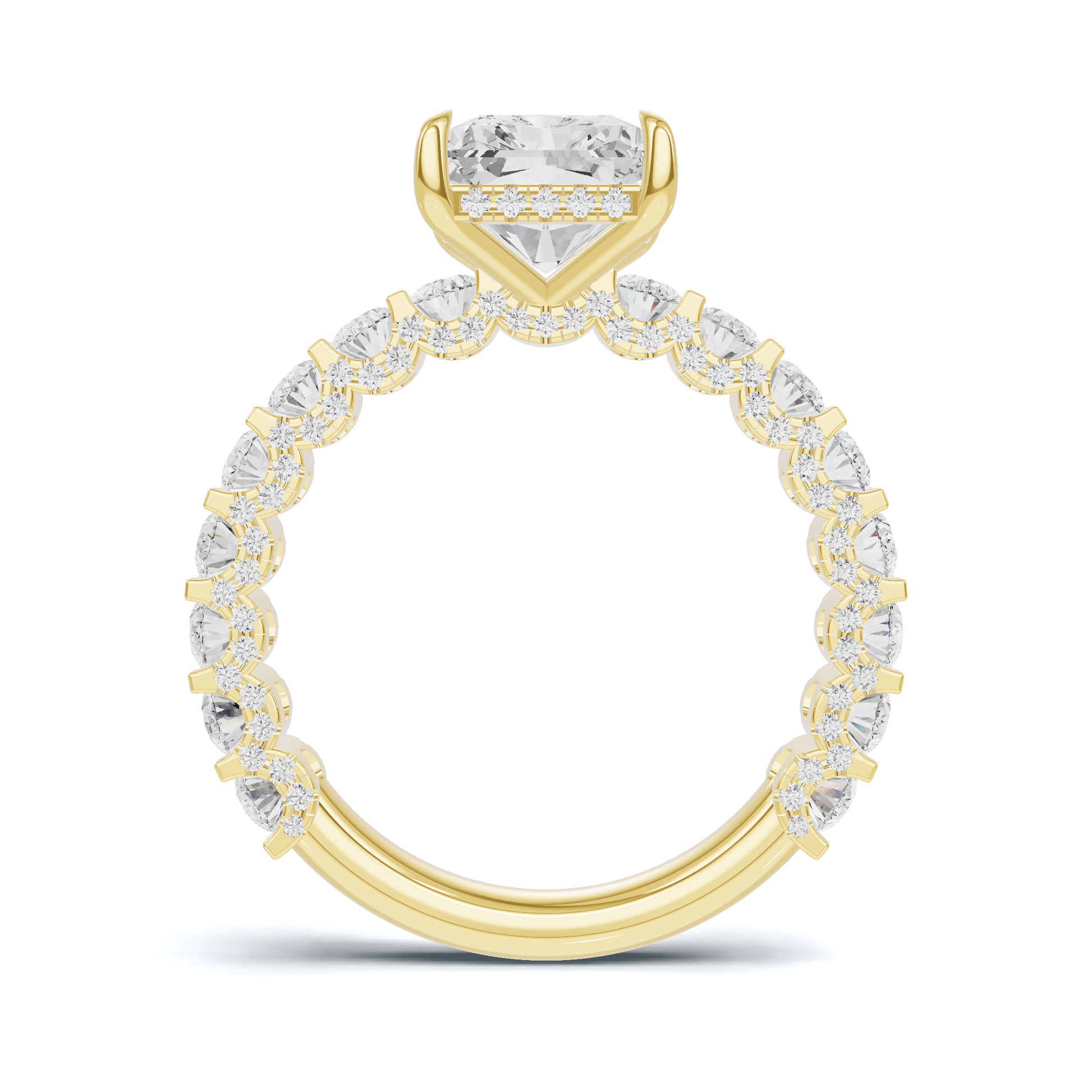 Luxe Brilliant Pave Infinity Ring