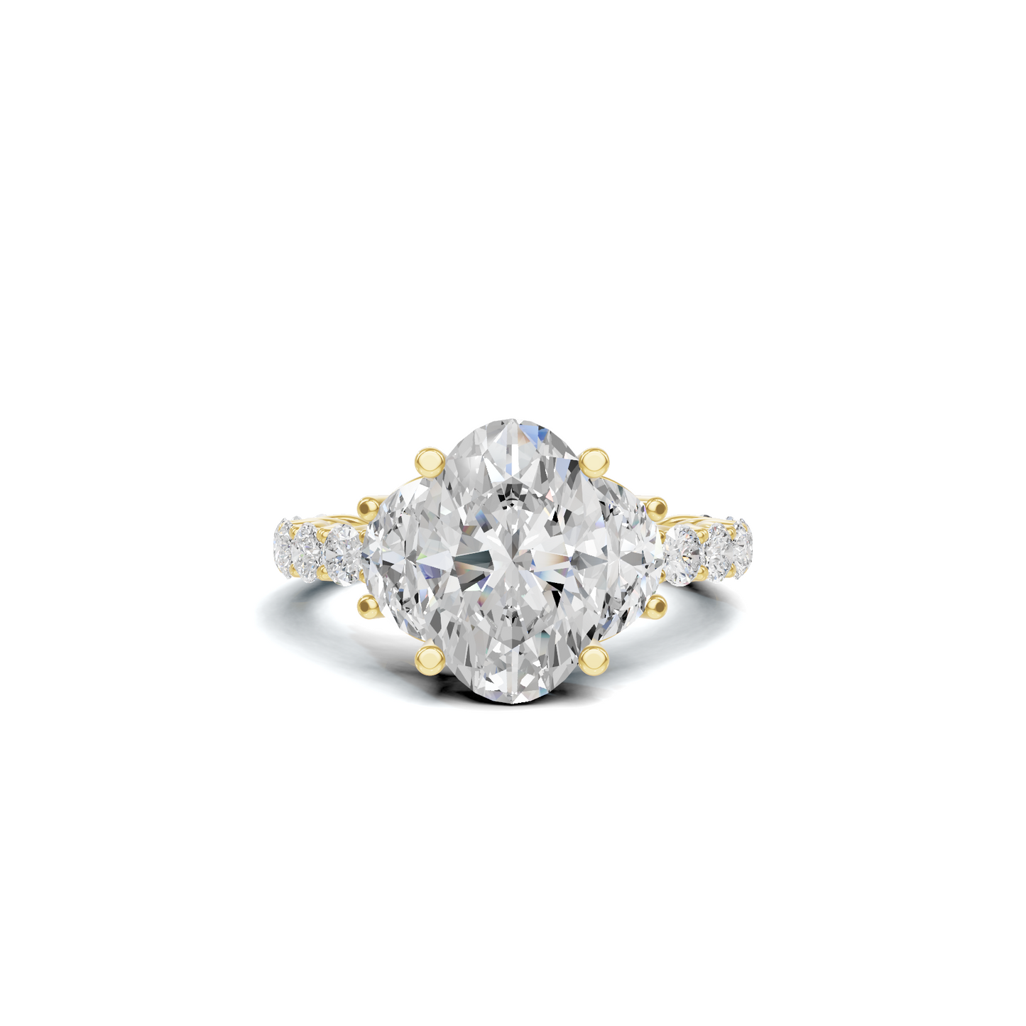 Luxe Brilliant Shared Prong Ring