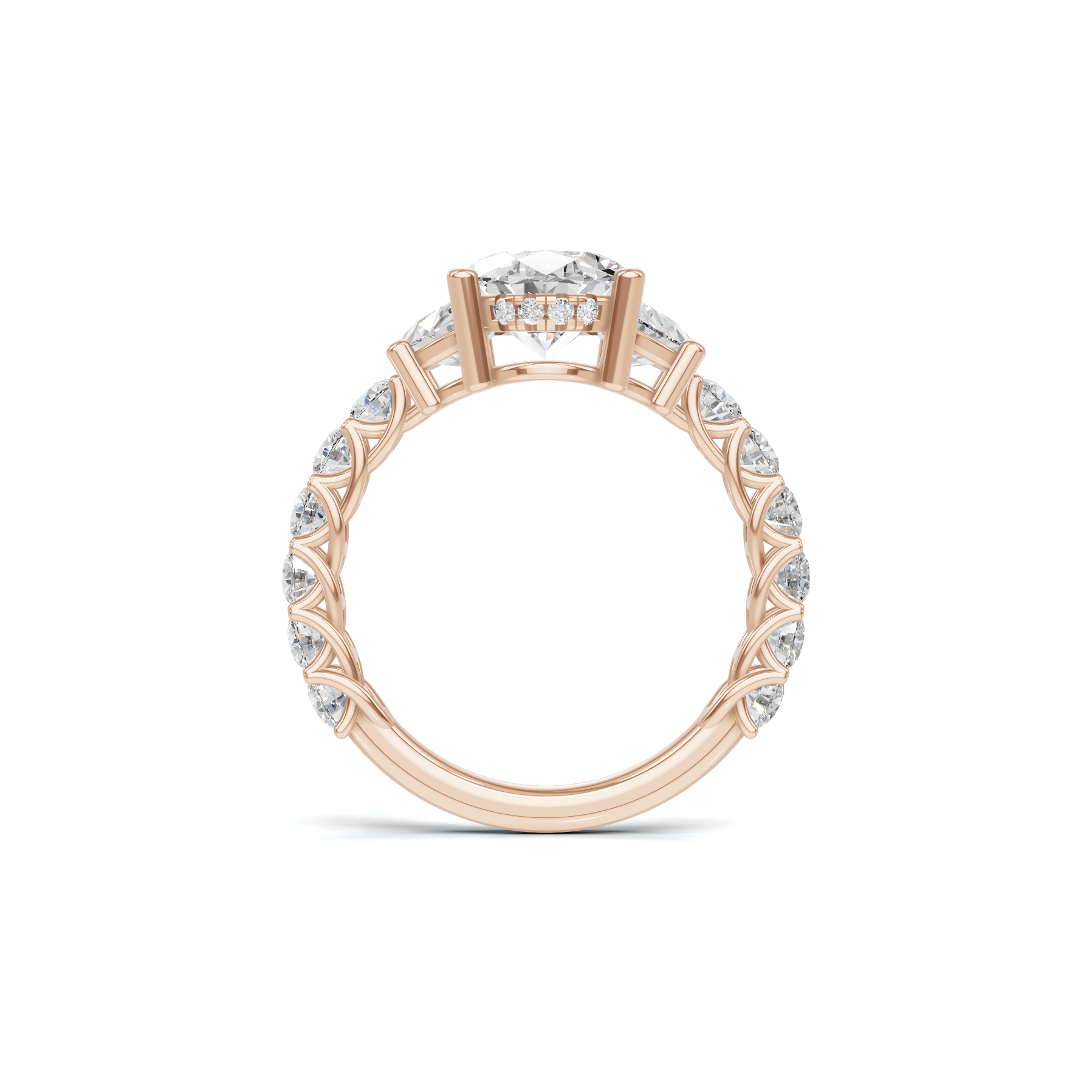 Luxe Brilliant Shared Prong Ring