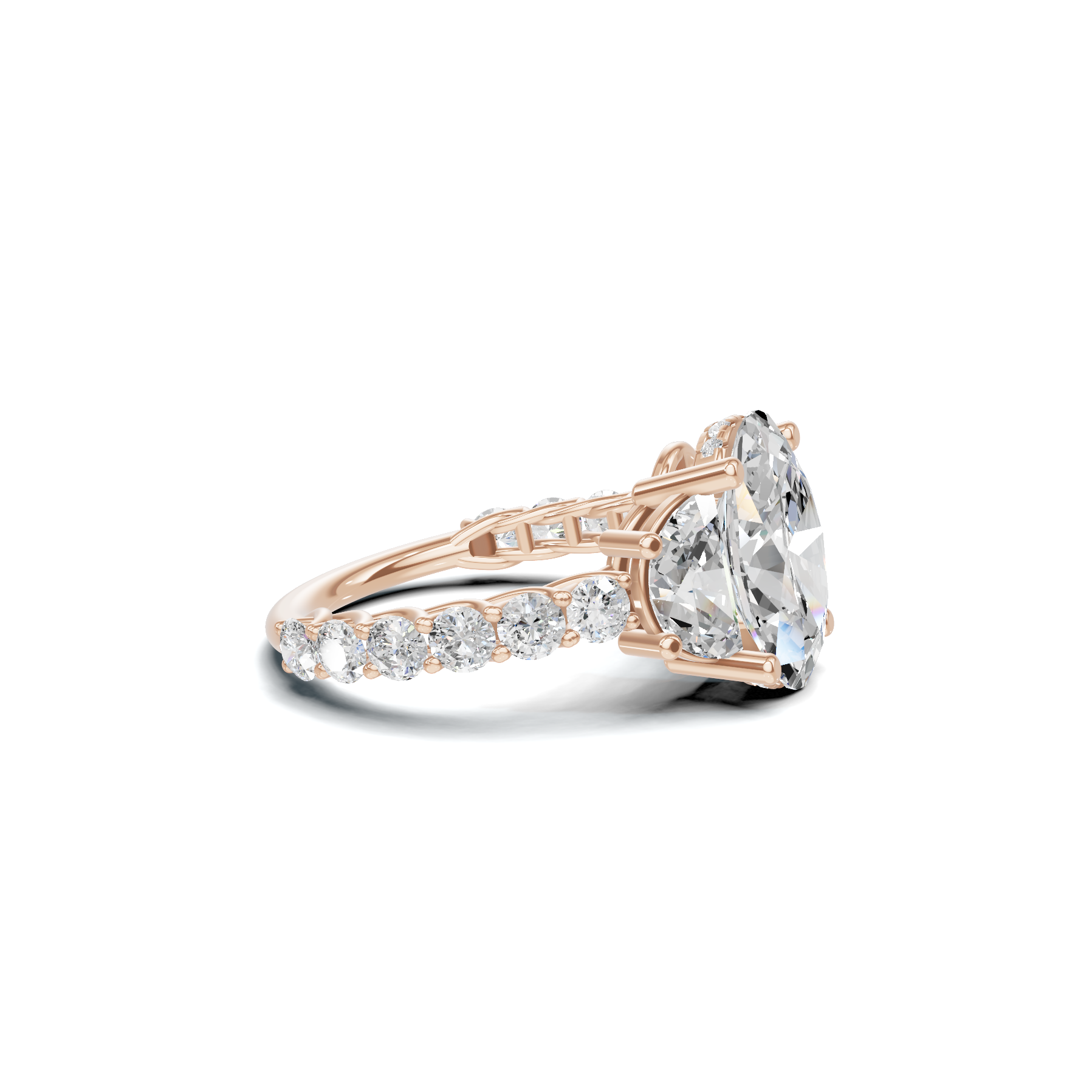 Luxe Brilliant Shared Prong Ring
