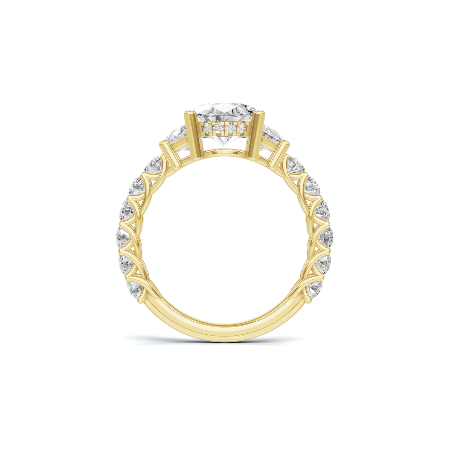 Luxe Brilliant Shared Prong Ring
