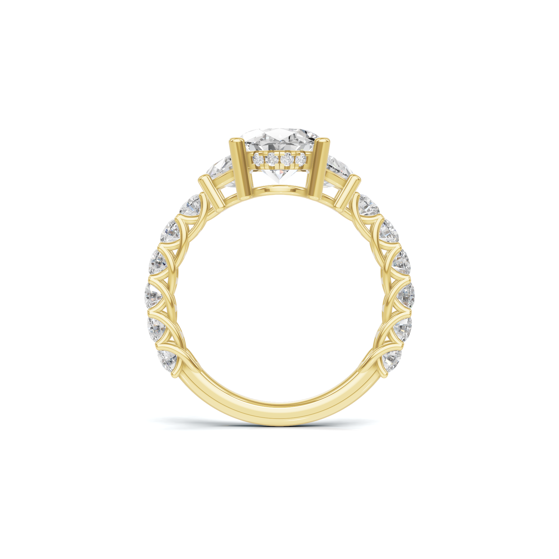 Luxe Brilliant Shared Prong Ring