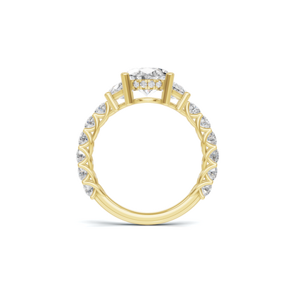 Luxe Brilliant Shared Prong Ring