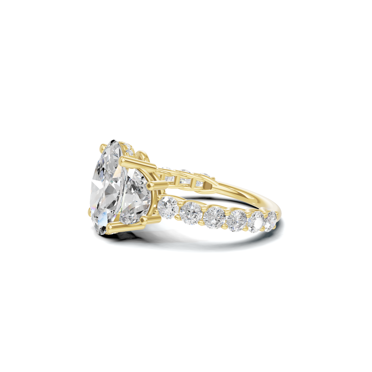 Luxe Brilliant Shared Prong Ring