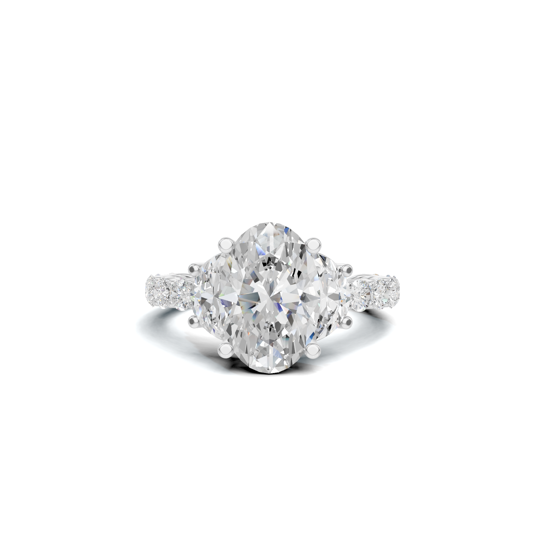Luxe Brilliant Shared Prong Ring