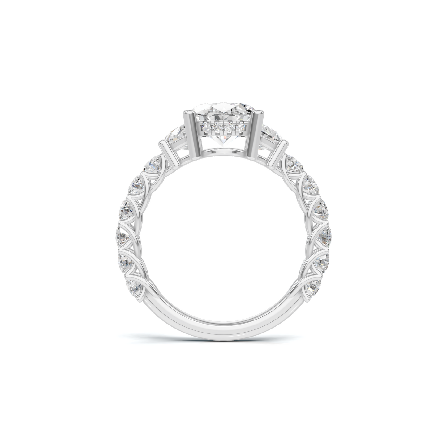 Luxe Brilliant Shared Prong Ring