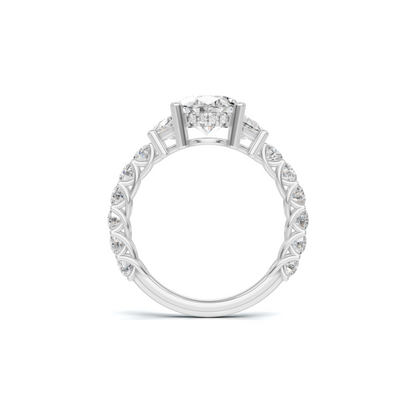 Luxe Brilliant Shared Prong Ring